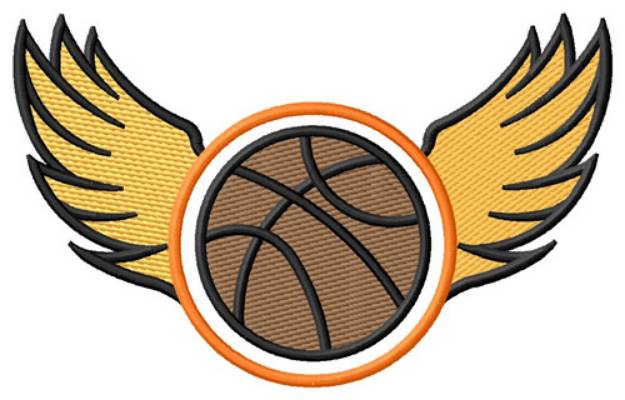 Picture of Basketball Wings Machine Embroidery Design