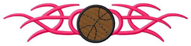 Picture of Tribal Basketball Machine Embroidery Design