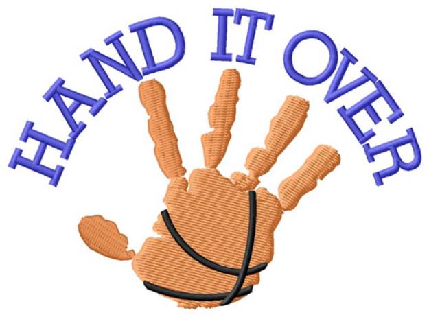 Picture of Hand It Over Machine Embroidery Design