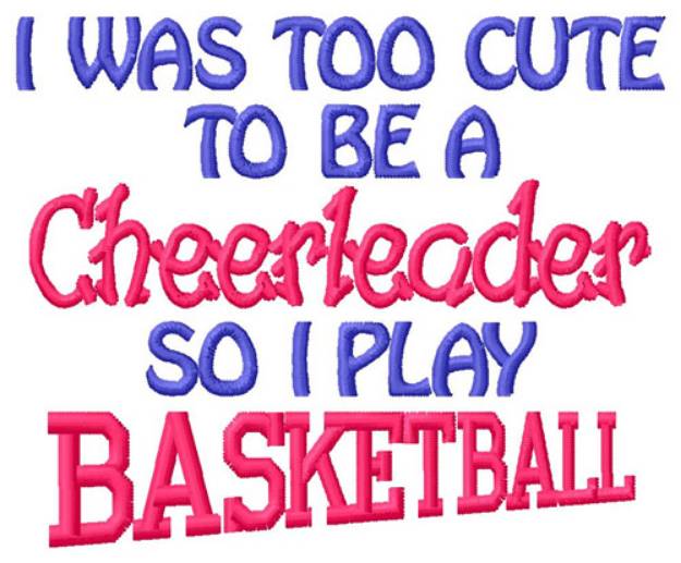 Picture of I Play Basketball Machine Embroidery Design
