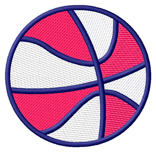 American Basketball Machine Embroidery Design