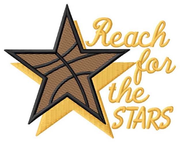 Picture of Reach For The Stars Machine Embroidery Design