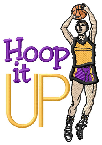 Hoop it Up Machine Embroidery Design