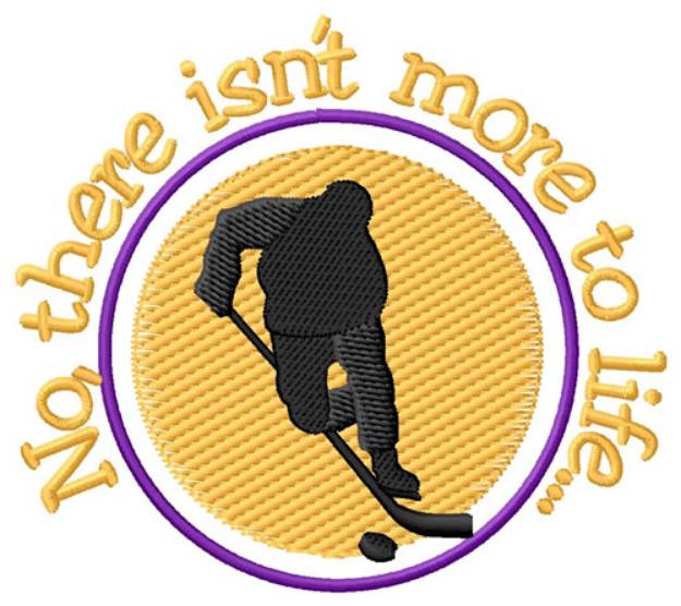 Picture of Hockey Life Machine Embroidery Design
