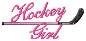 Picture of Hockey Girl Machine Embroidery Design