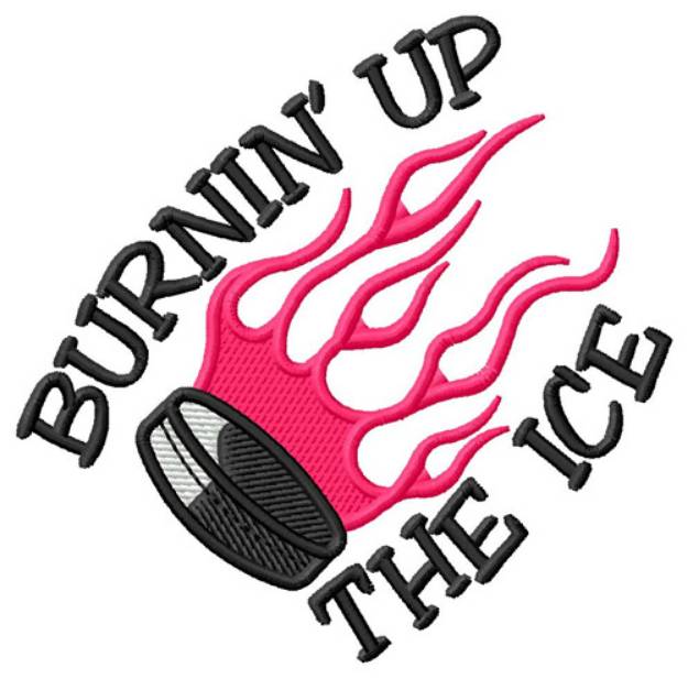 Picture of Burnin Up The Ice Machine Embroidery Design