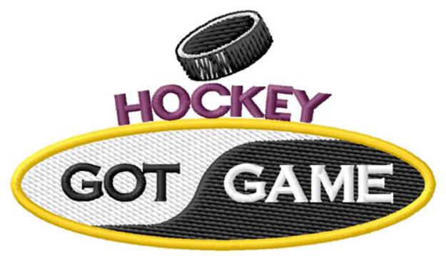 Picture of Hockey Got Game Machine Embroidery Design