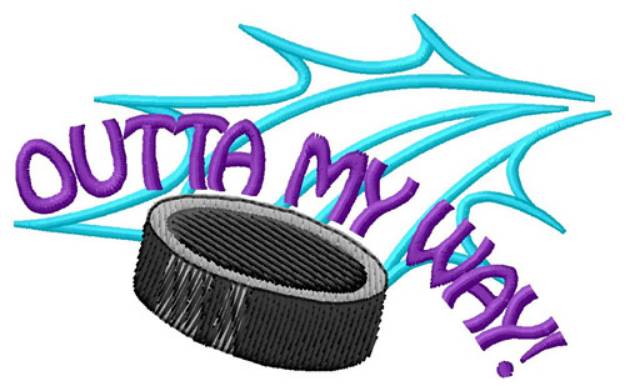 Picture of Outta My Way Machine Embroidery Design