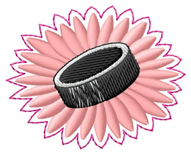Picture of Flower Puck Machine Embroidery Design