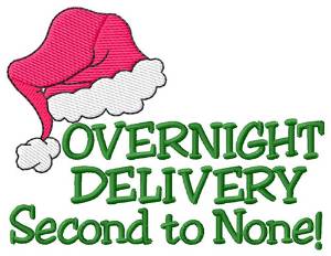 Picture of Overnight Delivery Machine Embroidery Design