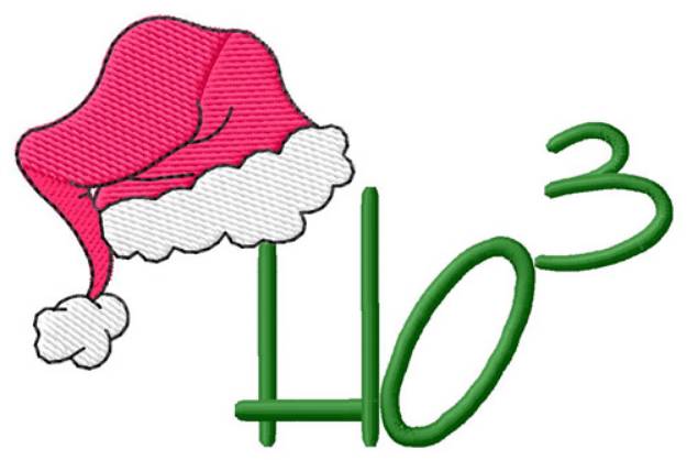 Picture of Santa Hat HO3 Machine Embroidery Design