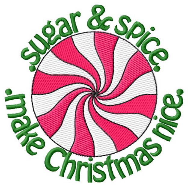 Picture of Sugar And Spice Machine Embroidery Design