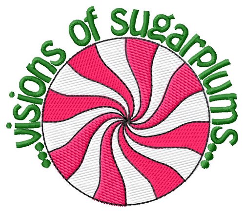 Visions Of Sugarplums Machine Embroidery Design