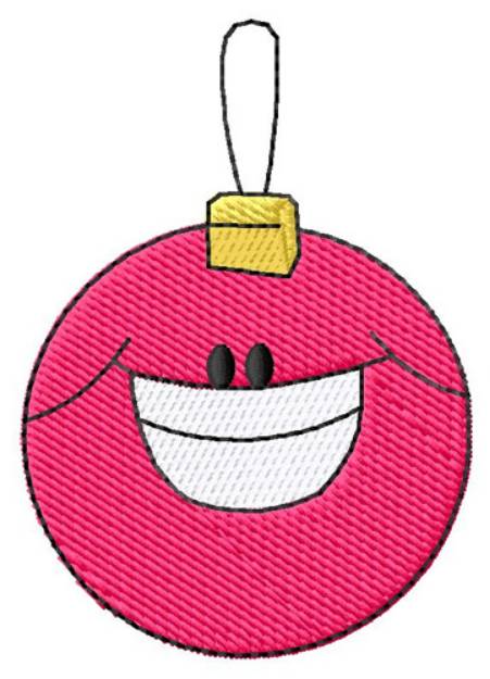 Picture of Smiley Ornament Machine Embroidery Design