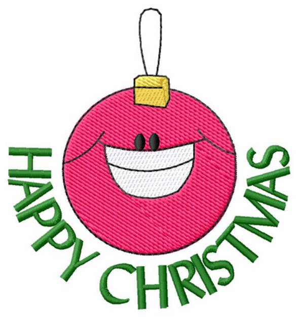 Picture of Happy Christmas Machine Embroidery Design