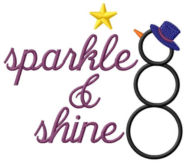 Picture of Sparkle And Shine Machine Embroidery Design