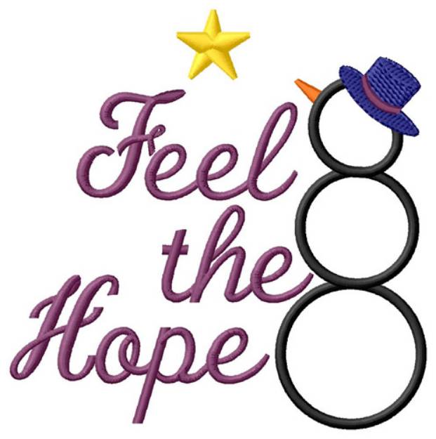 Picture of Feel the Hope Machine Embroidery Design