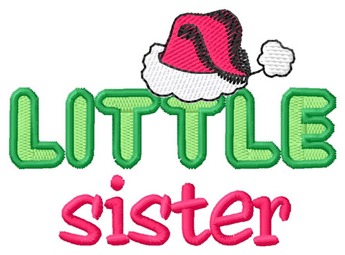 Little Sister Machine Embroidery Design