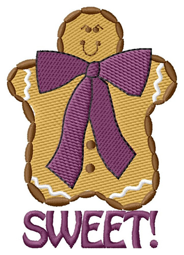 Sweet Gingerbread Machine Embroidery Design