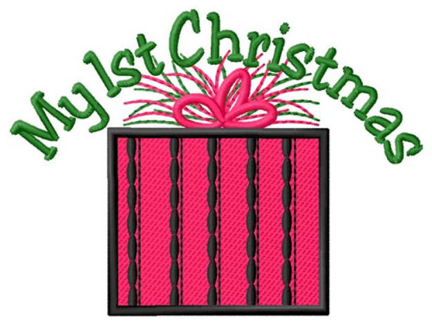 Picture of My 1st Christmas Machine Embroidery Design