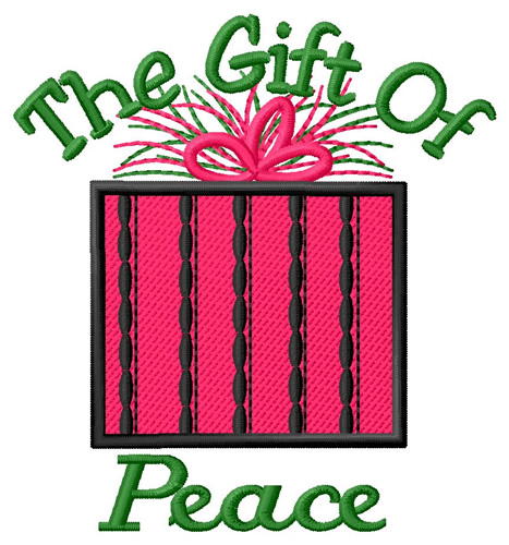 The Gift Of Peace Machine Embroidery Design