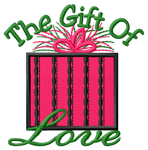 The Gift Of Love Machine Embroidery Design