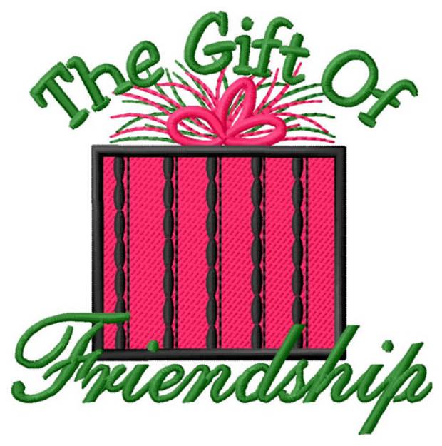 Picture of The Gift Of Friendship Machine Embroidery Design