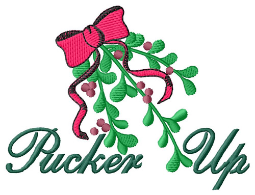 Pucker Up Machine Embroidery Design