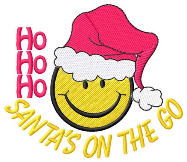 Picture of Santas On the Go Machine Embroidery Design