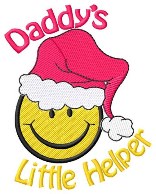 Picture of Daddys Little Helper Machine Embroidery Design