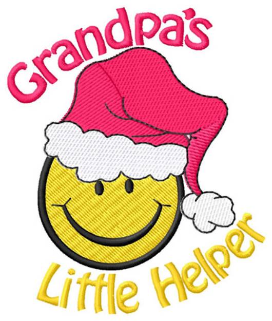 Picture of Grandpas Little Helper Machine Embroidery Design
