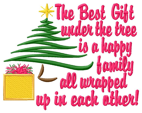 The Best Gift Machine Embroidery Design