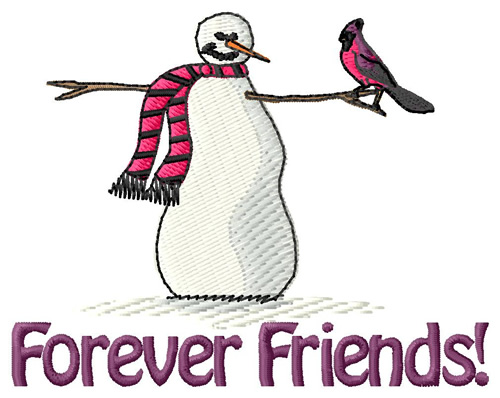 Forever Friends Machine Embroidery Design