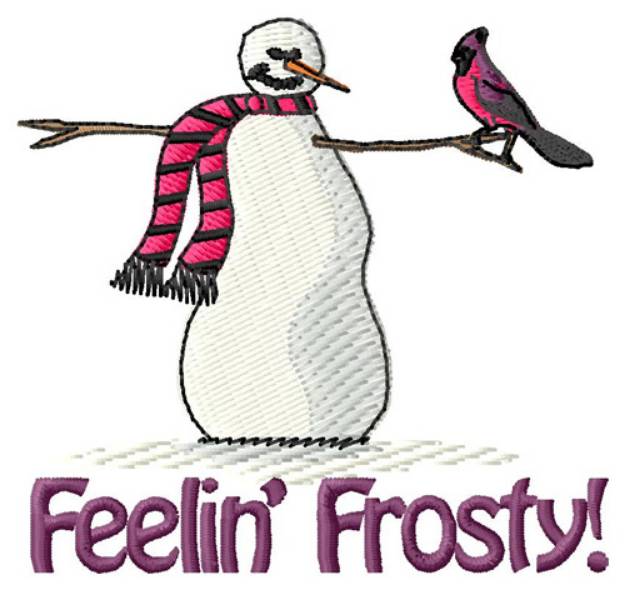 Picture of Feelin Frosty Machine Embroidery Design