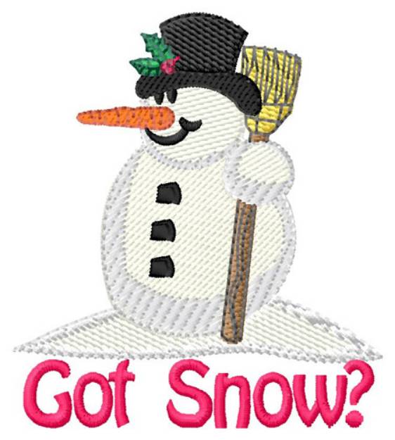 Picture of Got Snow Machine Embroidery Design