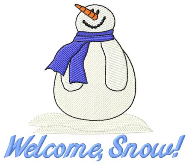 Picture of Welcome Snow Machine Embroidery Design