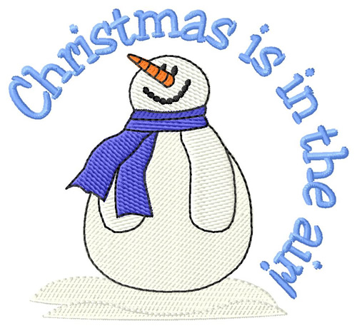 Christmas In The Air Machine Embroidery Design