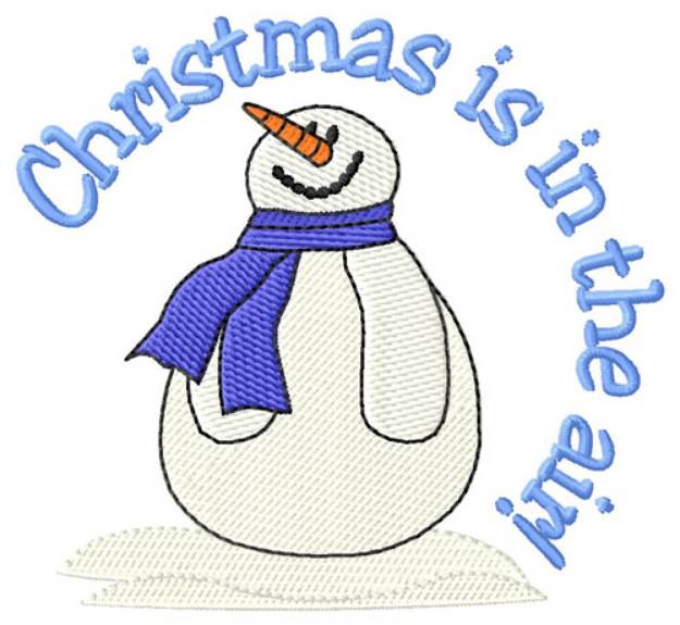Picture of Christmas In The Air Machine Embroidery Design