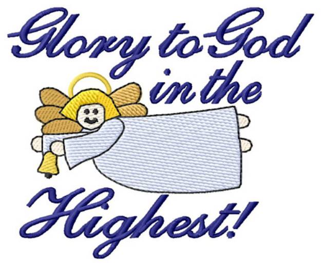 Picture of Glory to God Machine Embroidery Design