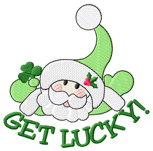 Get Lucky Machine Embroidery Design