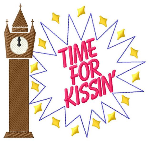 Picture of Time for Kissin Machine Embroidery Design