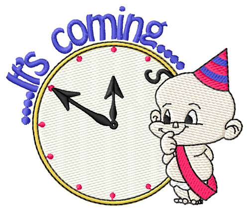 Its Coming Machine Embroidery Design