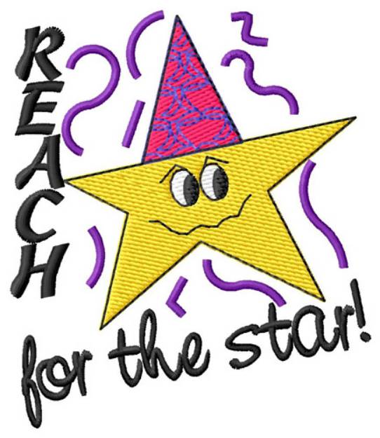 Picture of Reach For The Star Machine Embroidery Design