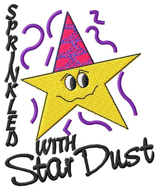 Picture of Star Dust Machine Embroidery Design