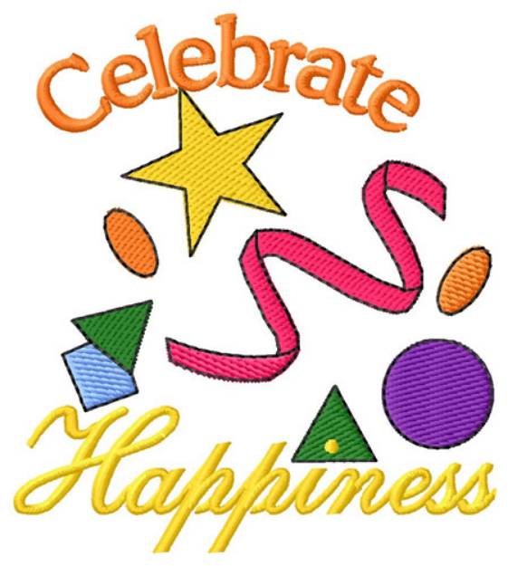 Picture of Celebrate Happiness Machine Embroidery Design