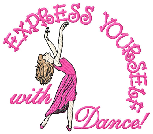Express Yourself Machine Embroidery Design