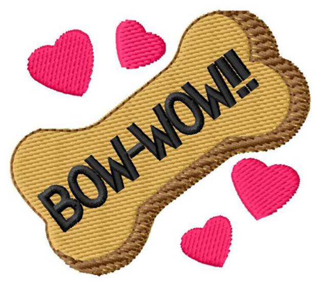 Picture of Bow-Wow Machine Embroidery Design