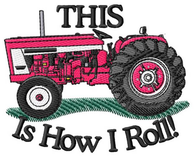 Picture of How I Roll Machine Embroidery Design