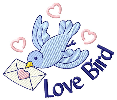 Love Bird Machine Embroidery Design