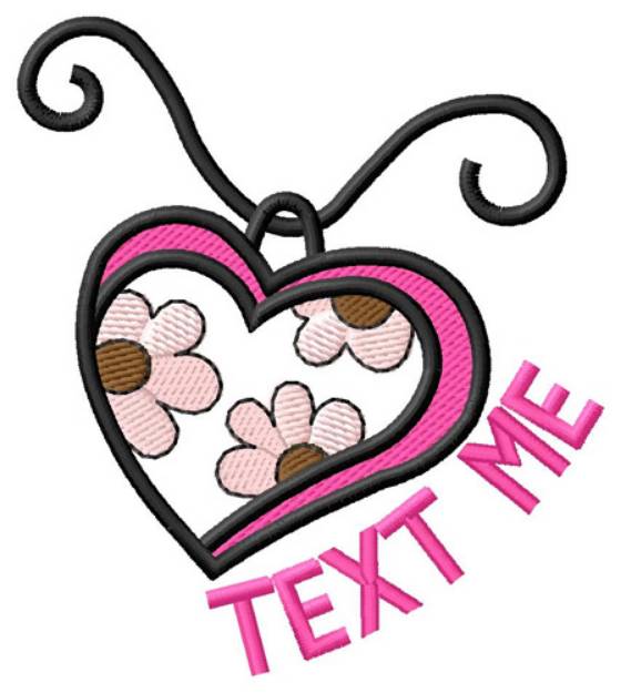 Picture of Text Me Machine Embroidery Design